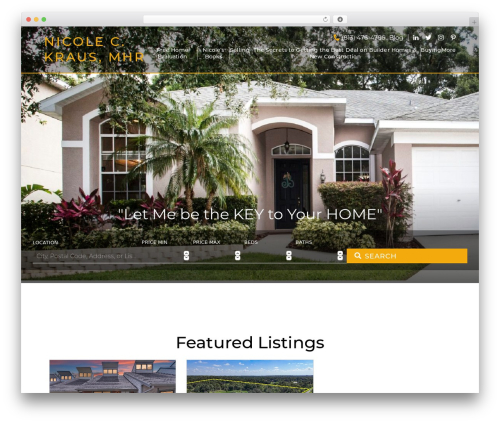 IXACT Framework WordPress theme - nicolekraus.com