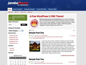 Jambo premium WordPress theme by SimpleThemes LLC