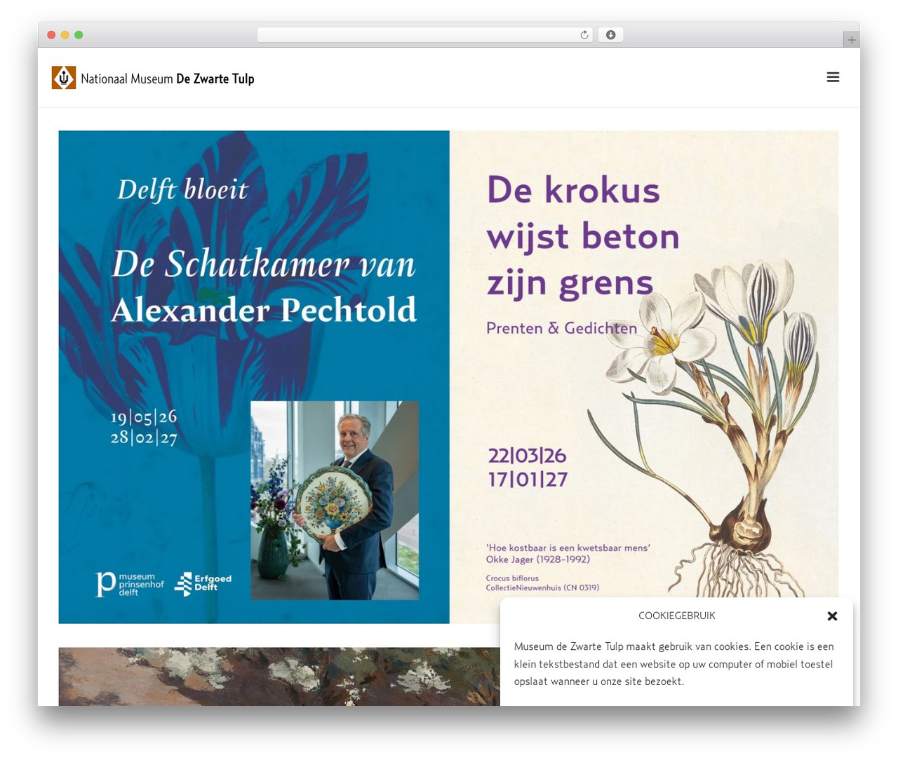 Jupiter theme WordPress - museumdezwartetulp.nl