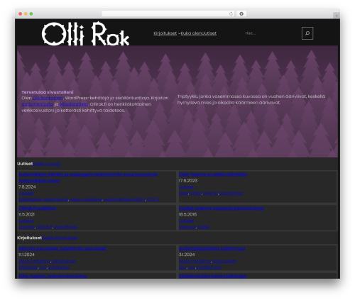 Simple scroll top wp WordPress plugin - ollirok.fi