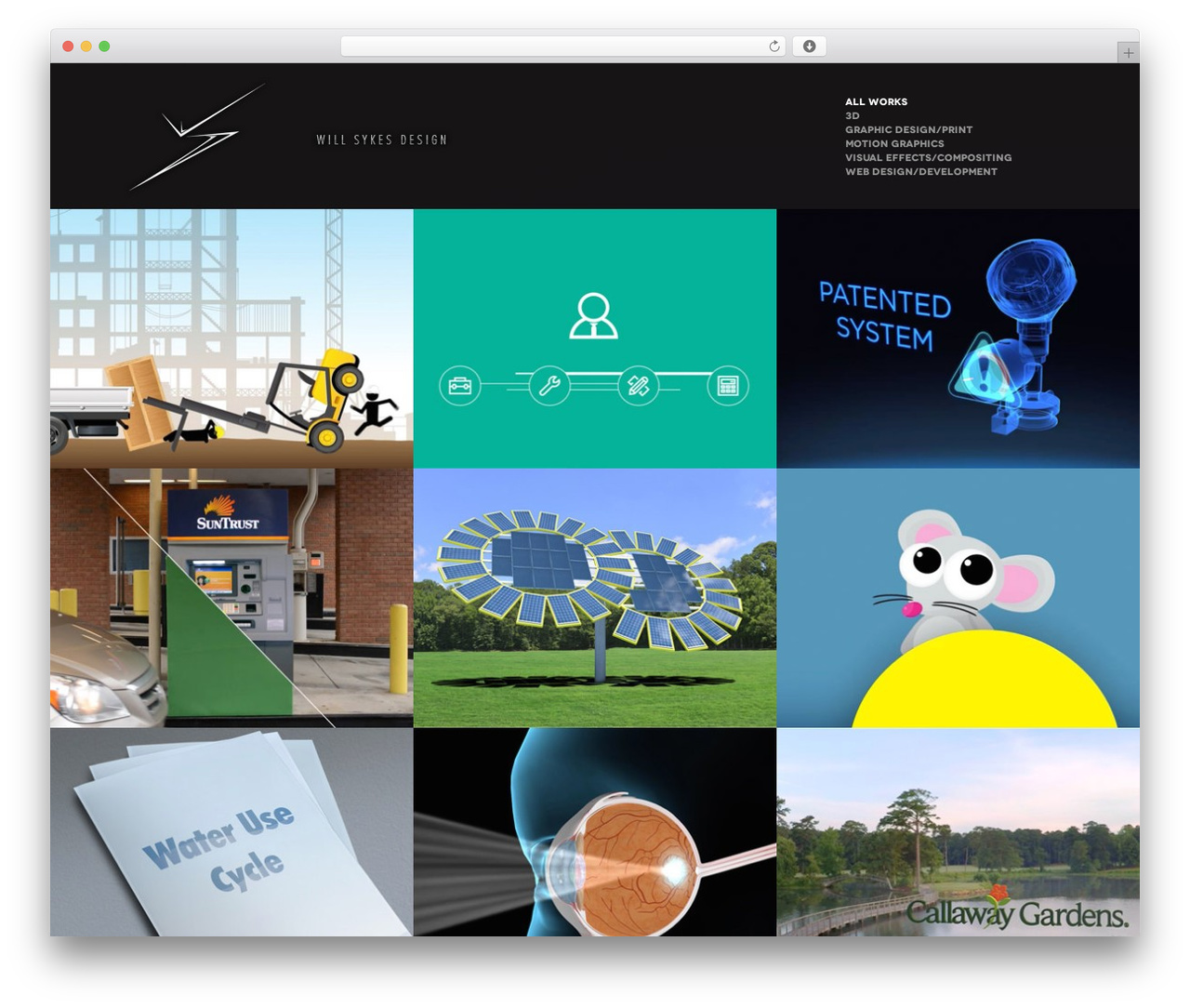 Konzept WordPress theme - willsykesdesign.com