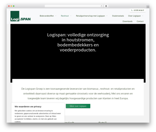 Logispan theme WordPress - logispan.nl