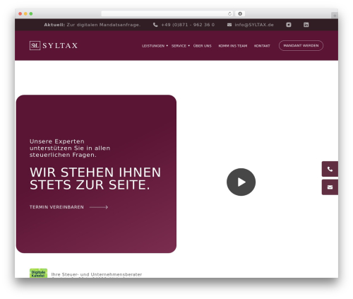 Mediameans-Theme WordPress theme - www.syltax.de