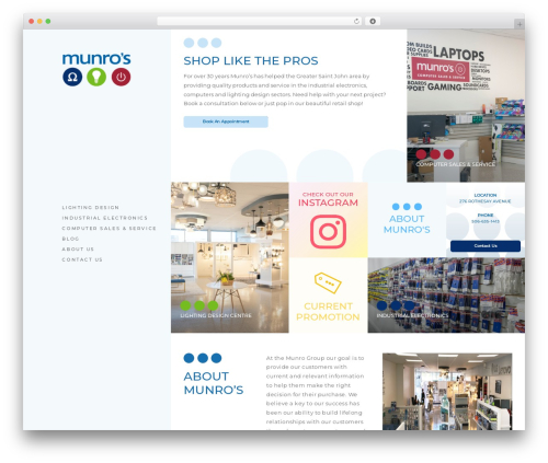 Munro WordPress theme - gomunro.com