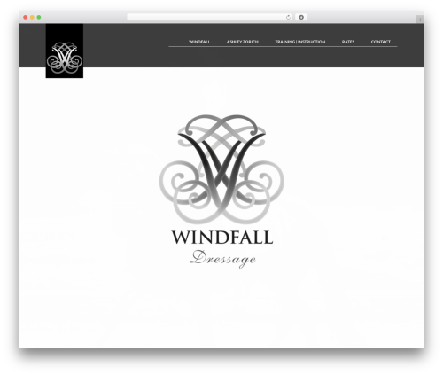 O2 top WordPress theme - windfalldressage.com