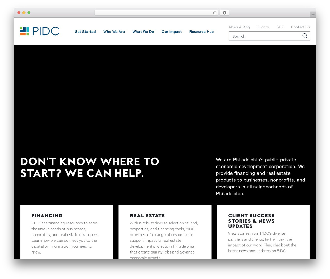 PIDC WP theme - pidcphila.com