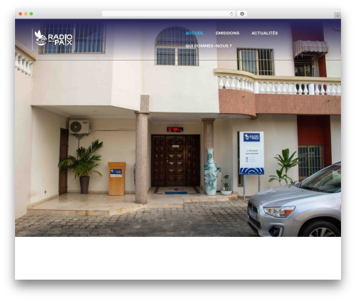 Podover WordPress theme - radiodelapaix.ci