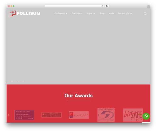 Pollisum Engineering WordPress theme - pollisum.com