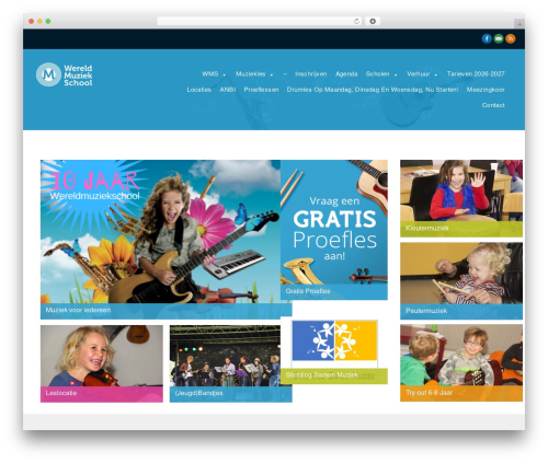 Polytechnic top WordPress theme - wereldmuziekschool.nl