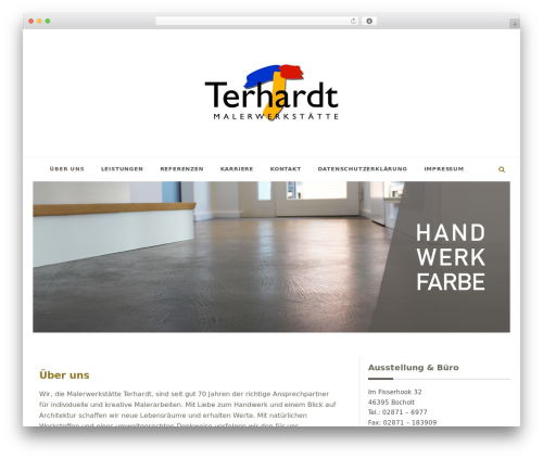 Prefer WP theme - maler-terhardt.de