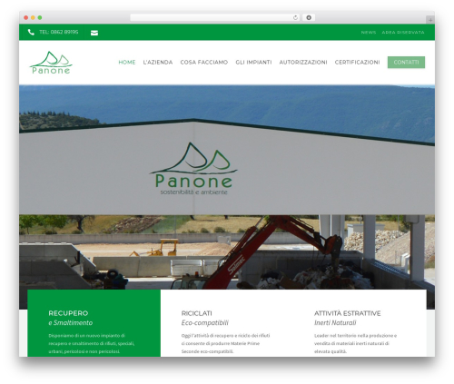 Recycle WordPress theme - panone.it