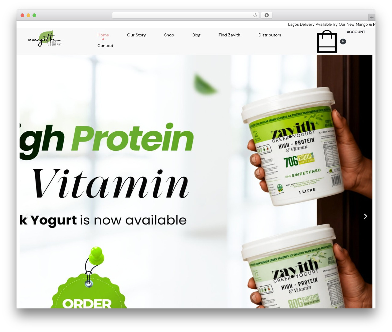 Rey WP theme - zayithyogurt.com
