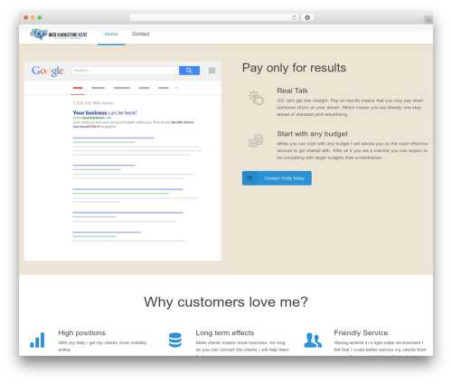 Rocket Builder WP theme - webmarketingkent.co.uk