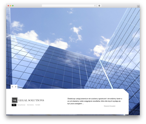Silvio theme WordPress - wkls.pl