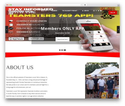 Square Plus WordPress theme - teamsterslocal769.org
