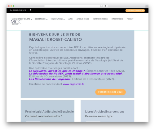 Theme WordPress Divi - magalicroset-calisto.com
