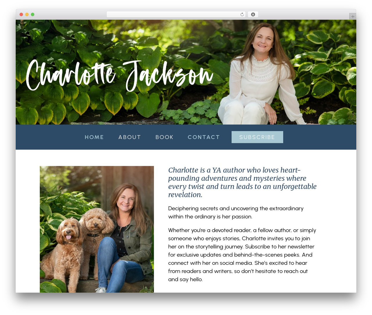 Theme WordPress Emotions Lite - charlottejackson.org