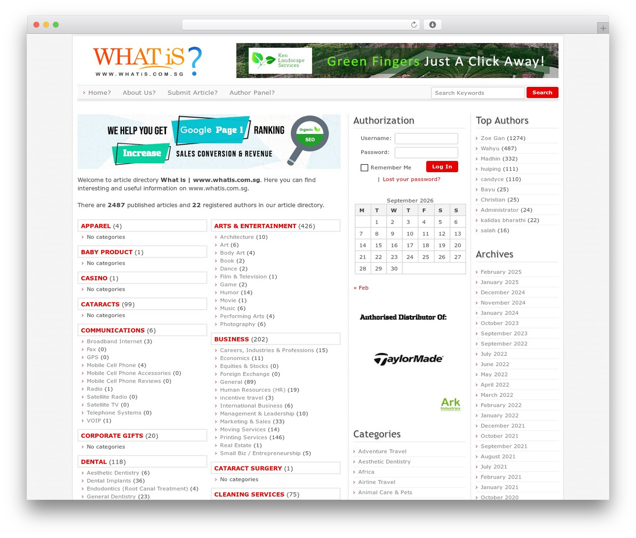 Theme WordPress Article Directory - whatis.com.sg Theme WordPress Article Directory - whatis.com.sg