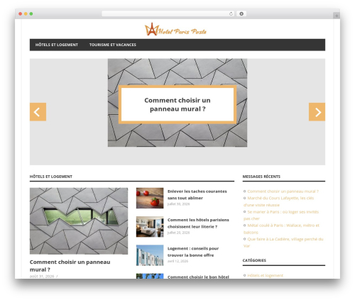 Theme WordPress Beetle - hotel-paris-poste.com