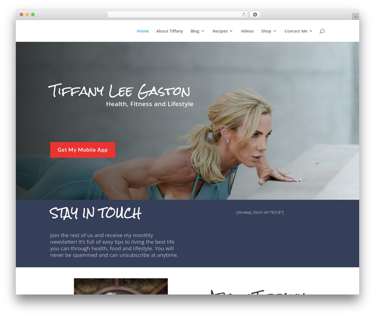 Theme WordPress Divi - tiffanyleegaston.com