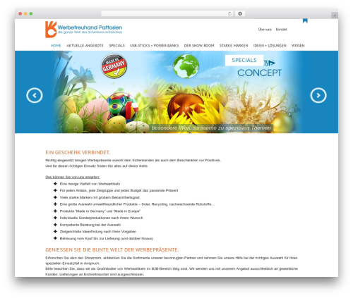 Theme WordPress Elegantica - werbetreuhand-pattosien.de