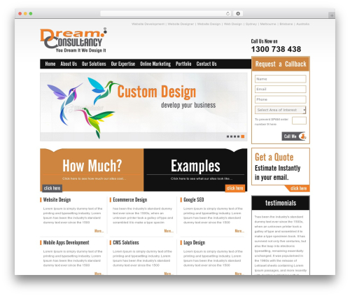 Wp testimonials WordPress plugin - webmarketingxpert.com.au
