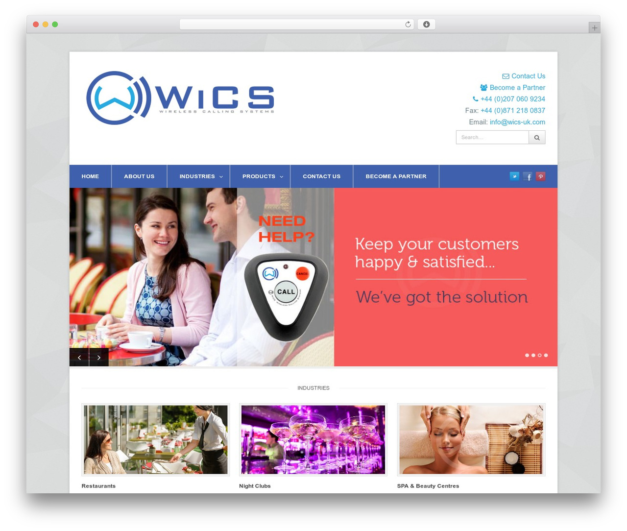 WiCS WordPress theme - wics-uk.com