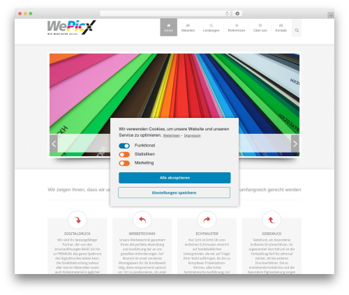 WordPress theme Alexx - Multipurpose Wordpress Theme - wepicx.de
