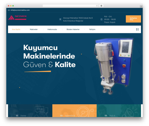 WordPress theme Finanix - seymenmakina.com