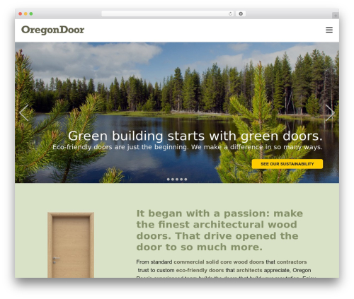 WordPress theme oregondoor - oregondoor.com