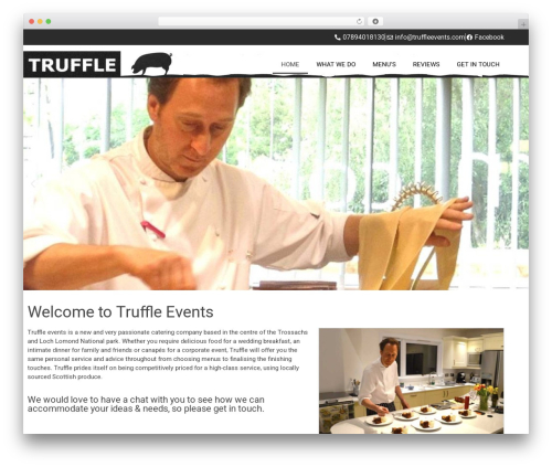 WordPress theme The HTML5 Reset Theme - truffleevents.com