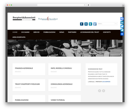 Elfsight social media icons cc WordPress plugin - serpierieassociati.com