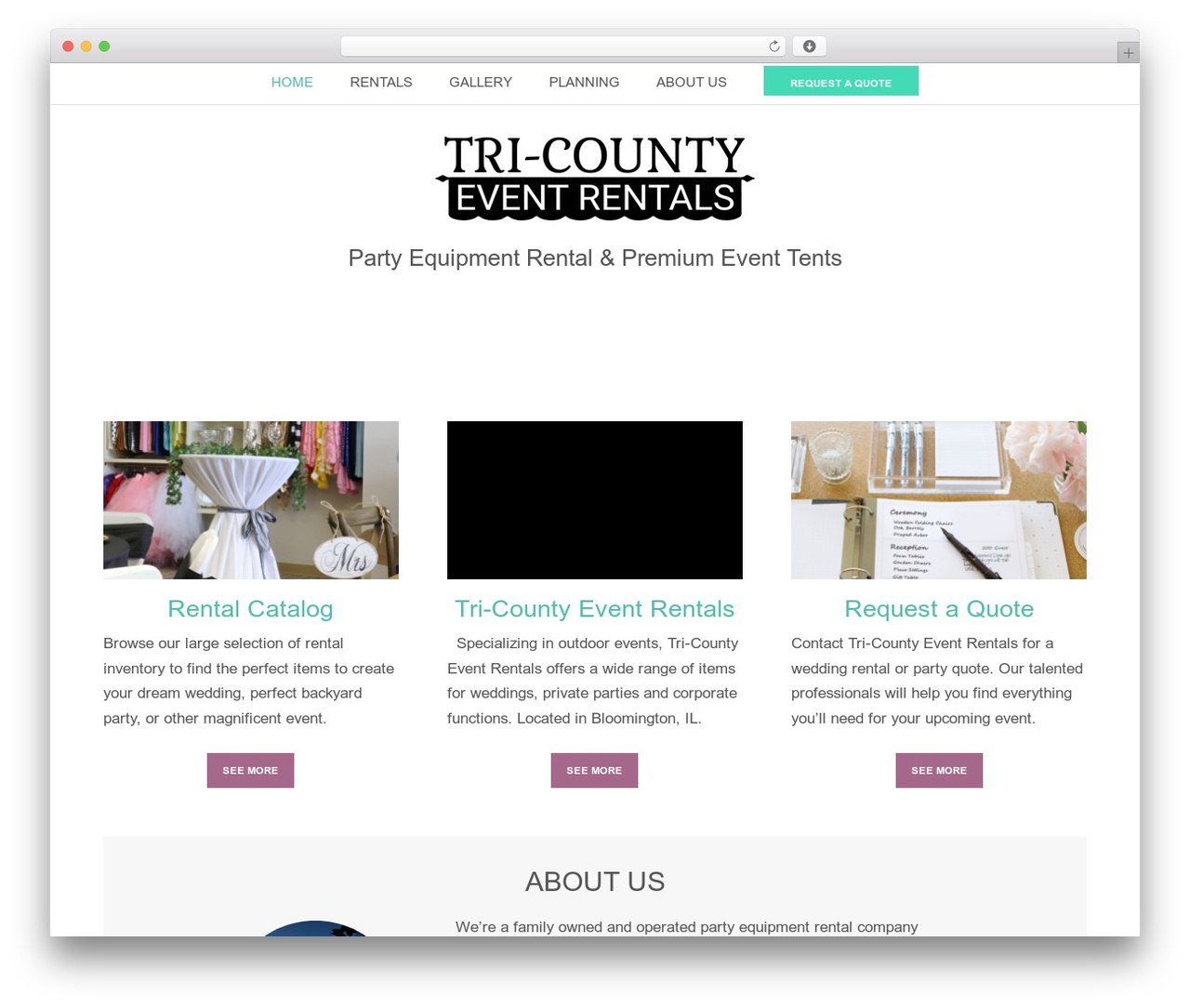 WordPress theme Birch - werenttables.com WordPress theme Birch - werenttables.com