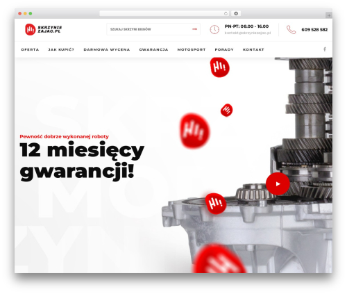 WordPress theme Boo - skrzyniezajac.pl