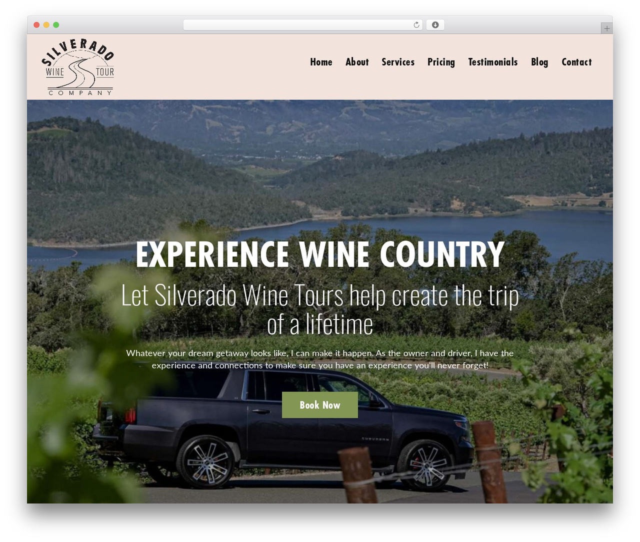 WordPress theme CLCreative Friuli - silveradowinetours.com