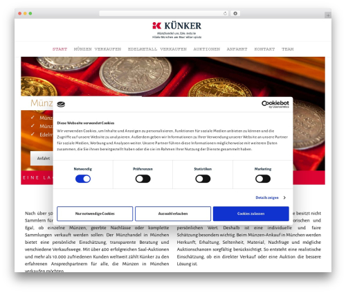 WordPress theme Engage - kuenker-muenchen.de