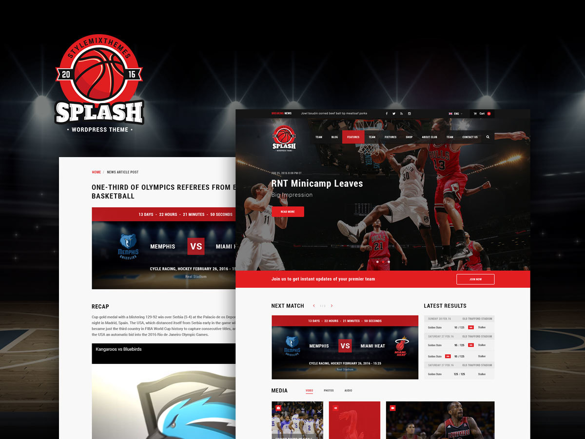 WordPress theme Splash Child WordPress theme Splash Child
