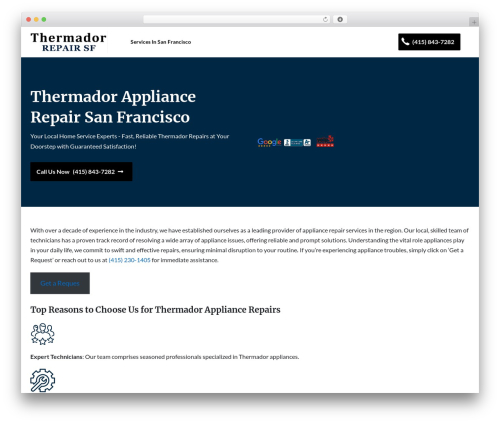 WordPress website theme cx1 - experthermadorrepairsf.com