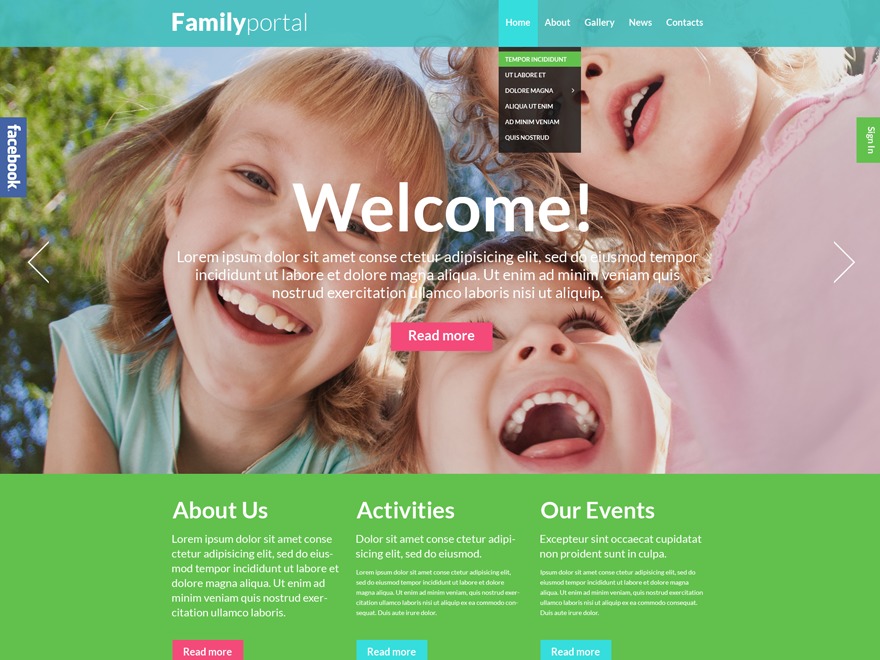 WordPress website theme theme52464 WordPress website theme theme52464