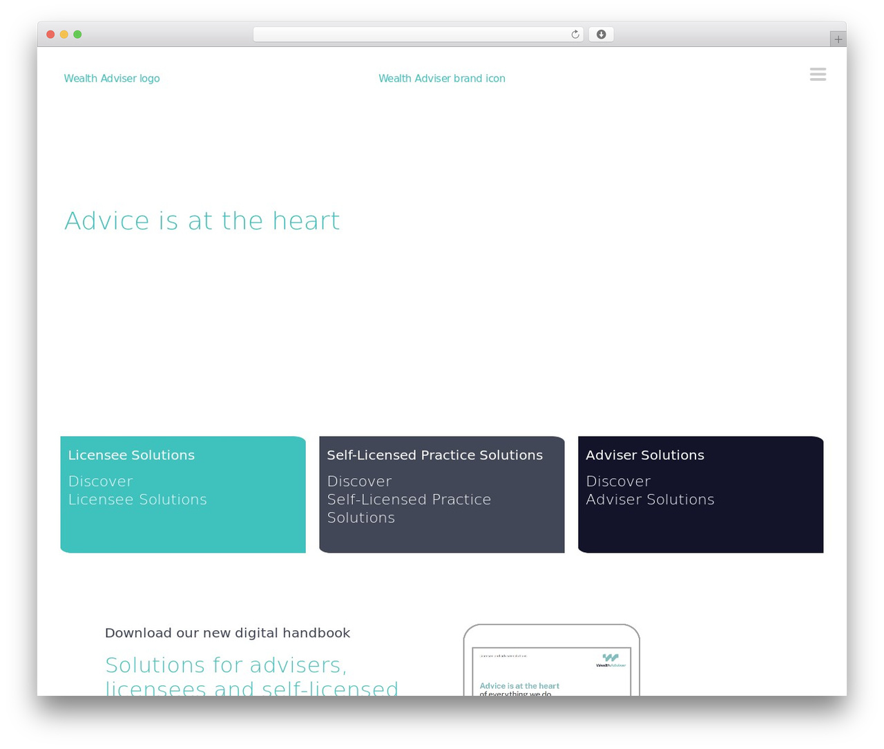 WordPress website theme Wealth Adviser - wealthadviser.com.au