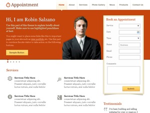 WP theme Appointment by Templatic