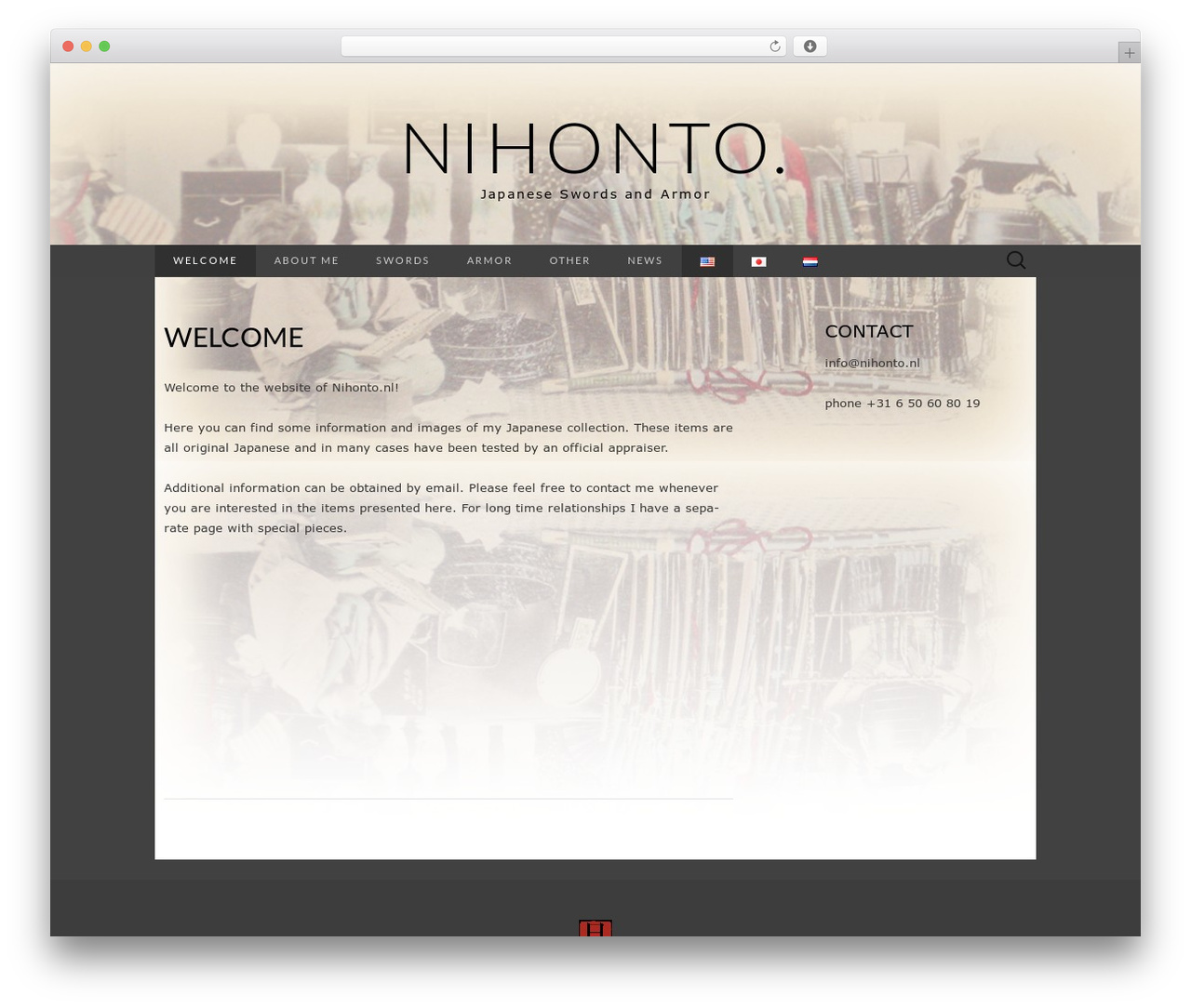 WP theme Suits - nihonto.nl WP theme Suits - nihonto.nl