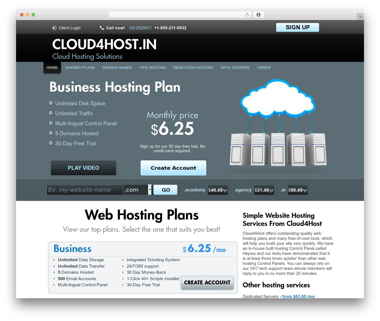 CloudHost WP theme - cloud4host.in CloudHost WP theme - cloud4host.in