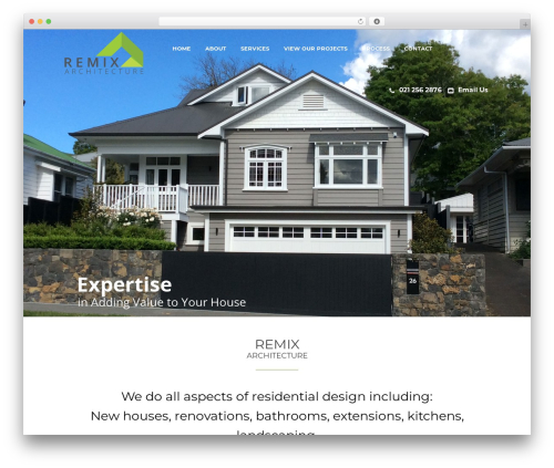 Constructor WordPress theme - remixarchitecture.co.nz