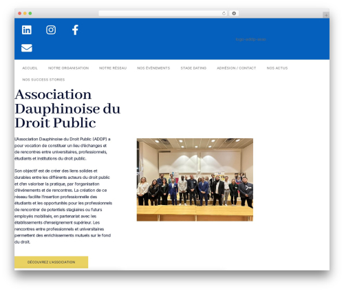 GeneratePress WordPress theme - asso-addp.fr