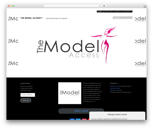 Modularity WordPress theme - themodelaccess.com