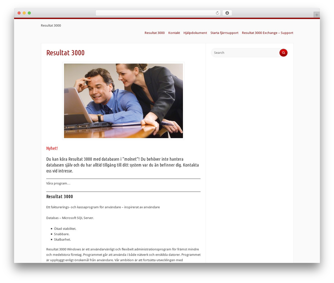 Radius top WordPress theme - r3000.se Radius top WordPress theme - r3000.se