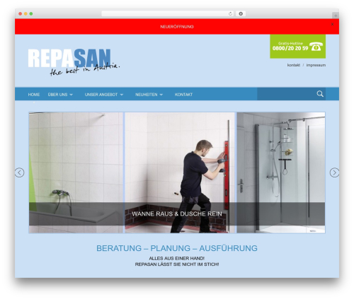 Repasan theme WordPress - repasan.at