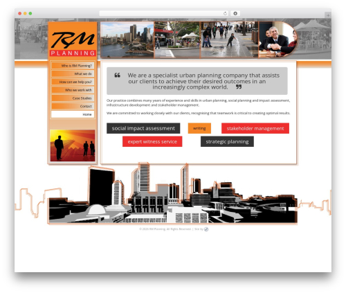 RM Planning WordPress theme - rmplanning.com.au