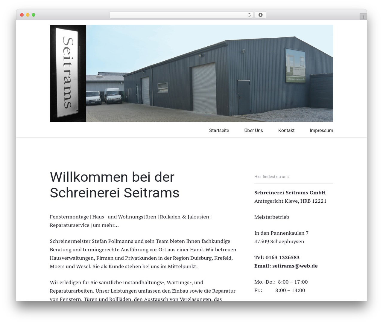 Teller WordPress theme - schreinerei-seitrams.de Teller WordPress theme - schreinerei-seitrams.de